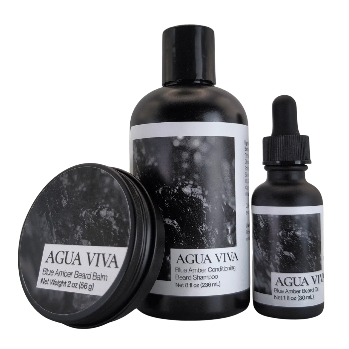 Blue Amber Beard Bundle