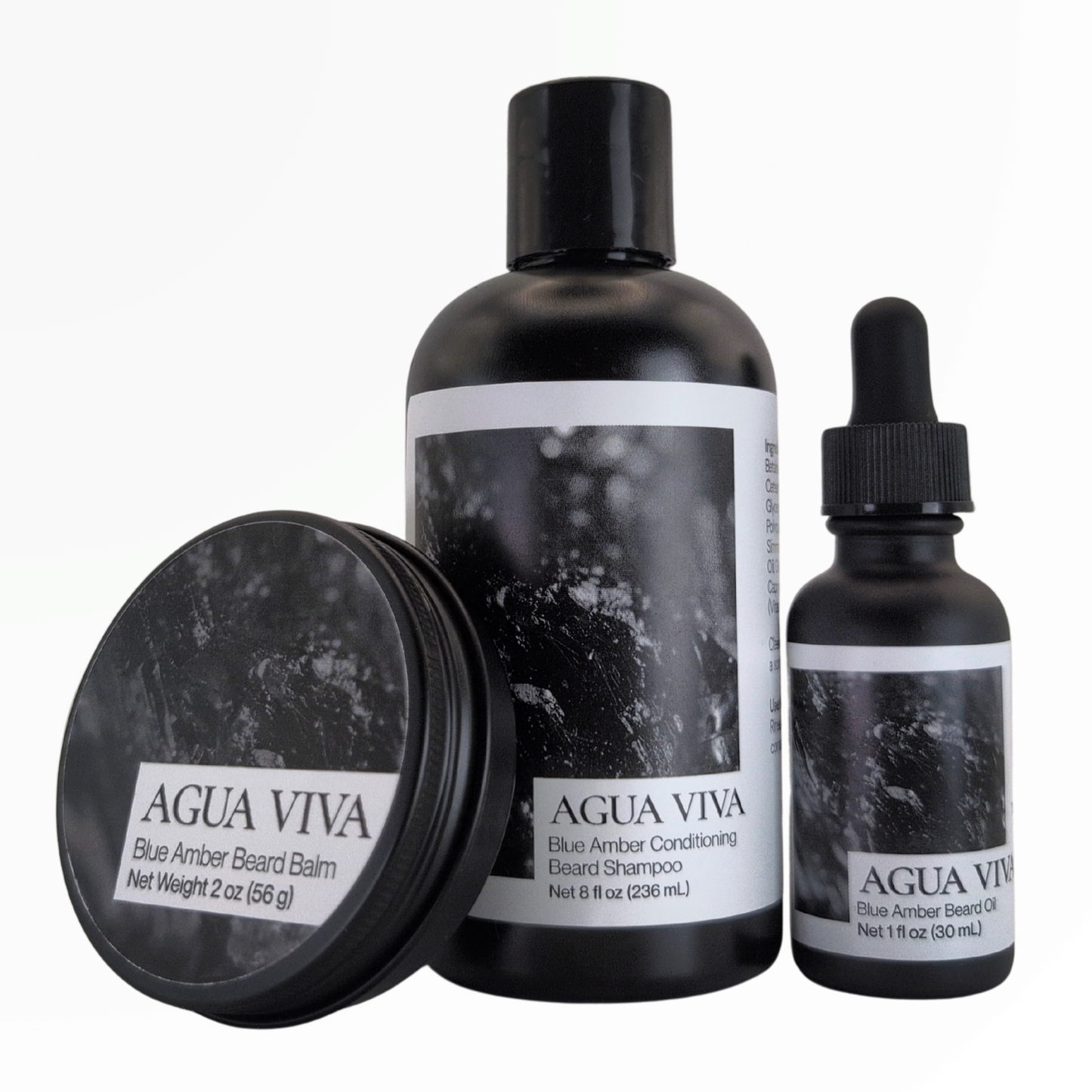 Blue Amber Beard Bundle