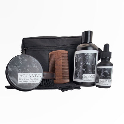 Blue Amber Beard Care Kit