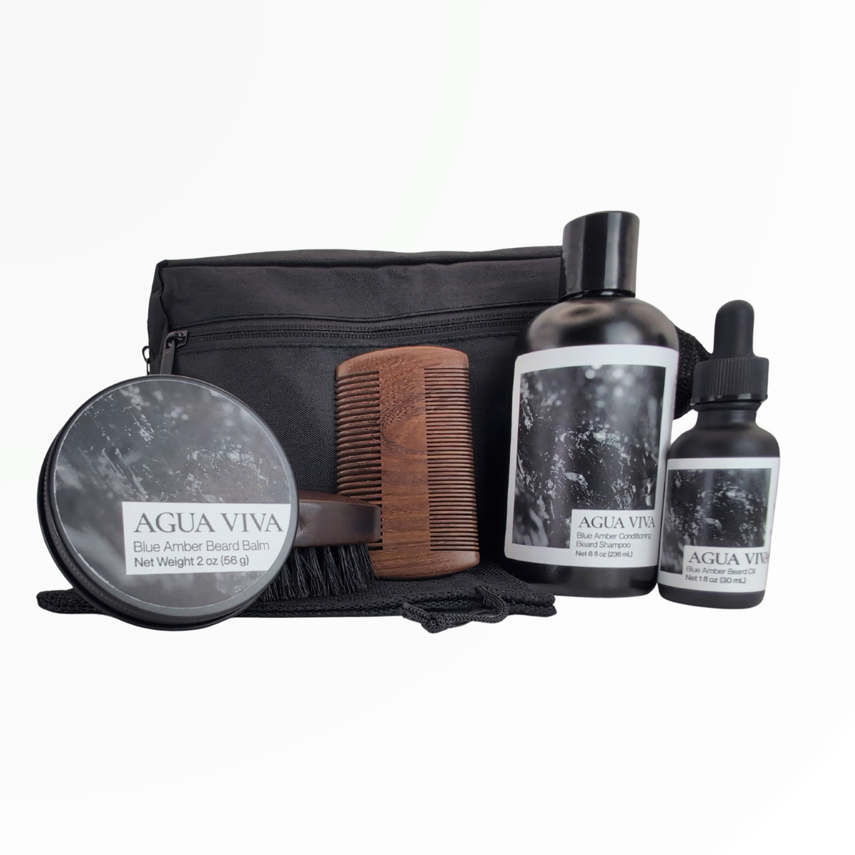 Blue Amber Beard Care Kit