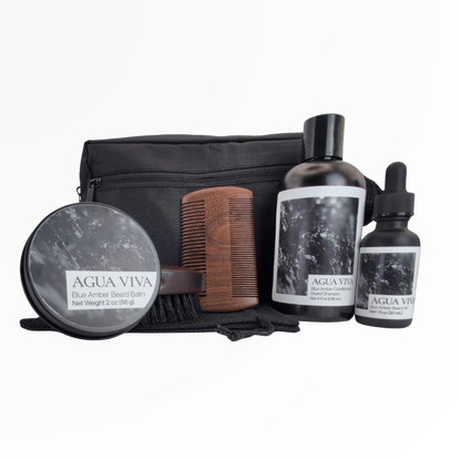 Blue Amber Beard Care Kit