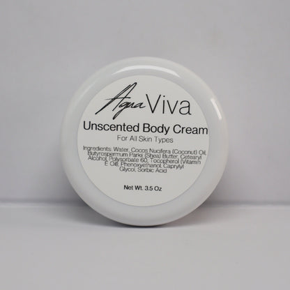 Crema corporal sin perfume