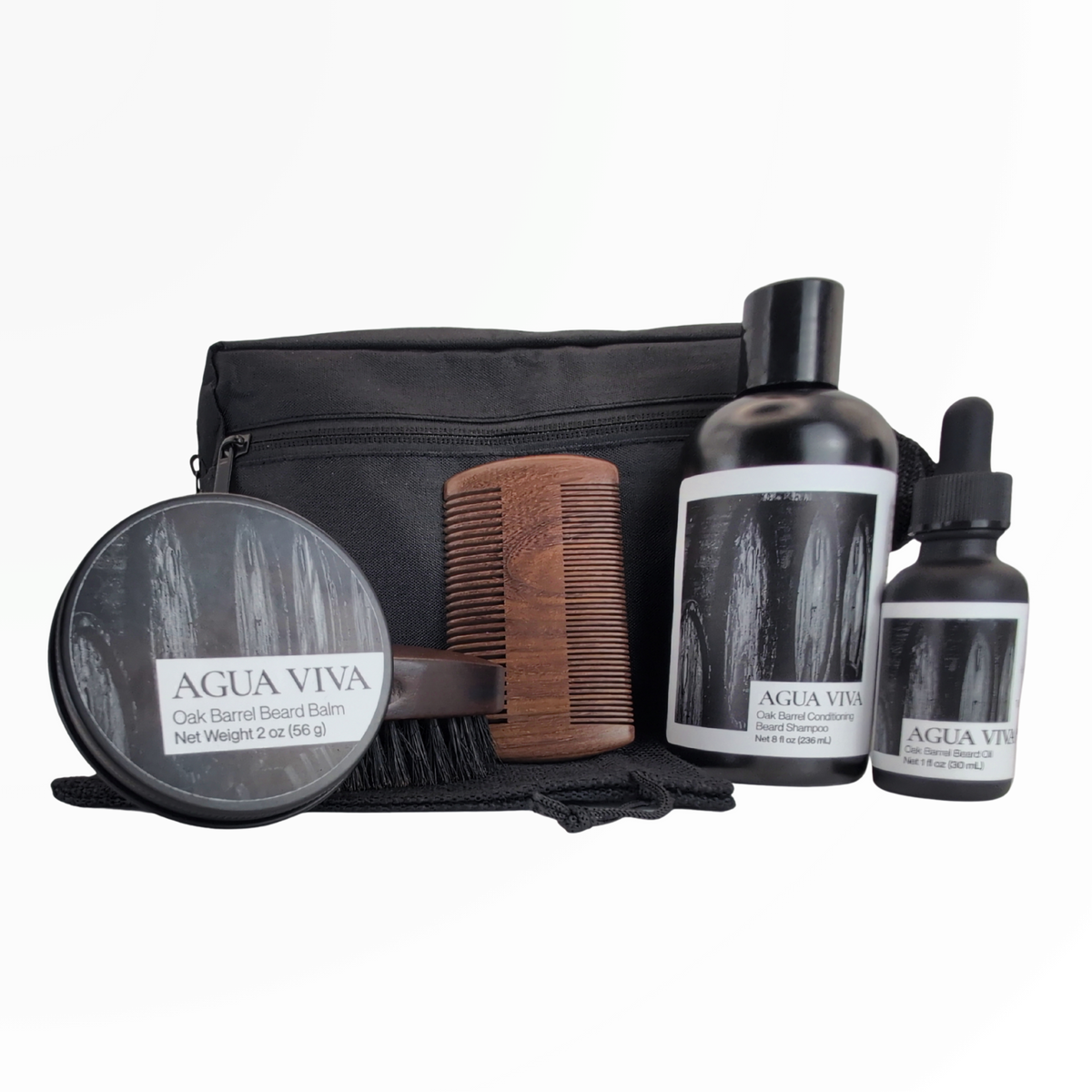 Oak Barrel Beard Care Kit